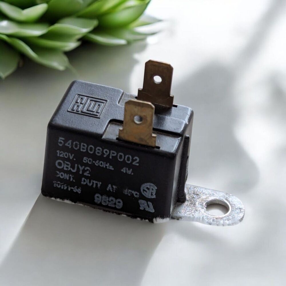 GE Dryer Buzzer Switch 540B089P002 Black 2 Wire Works on Many Brands OBJY2